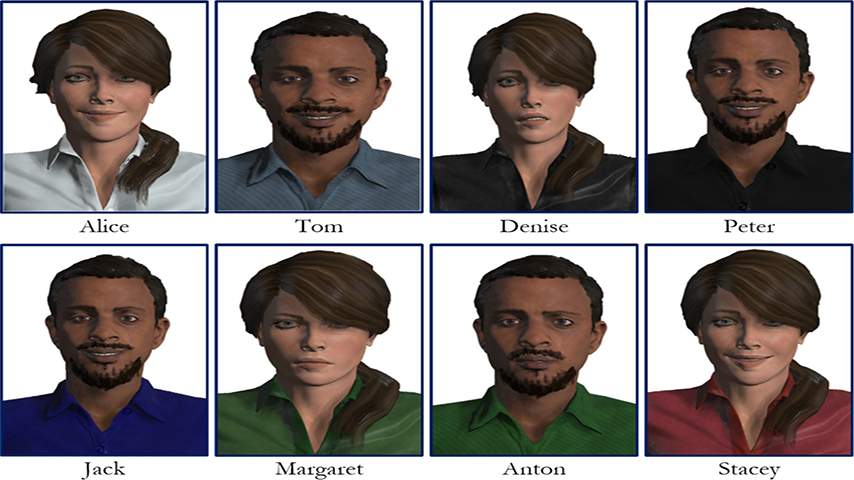 Virtual Human Role-Players Image